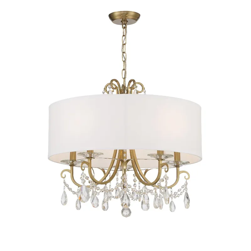 Othello 24'' Chandelier — Crystorama Lighting LED Pendant Lights  
