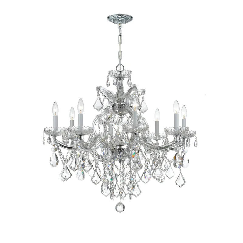 Maria Theresa 28'' Chandelier — Crystorama Lighting LED Pendant Lights  