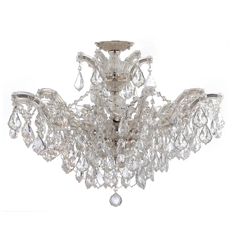 Maria Theresa 29'' Semi Flush Mount — Crystorama Lighting LED Ceiling Lights  