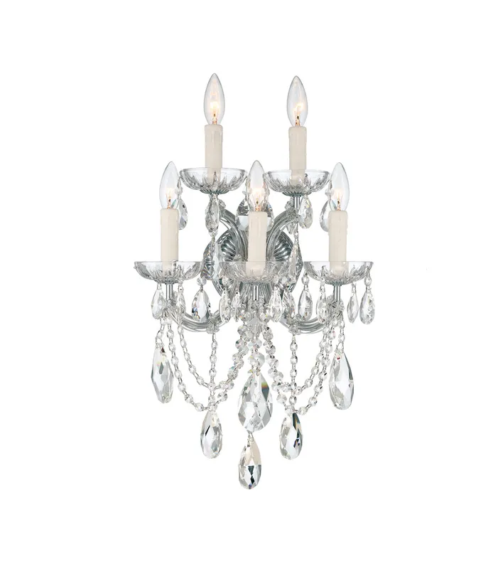 Maria Theresa 13.5'' Sconce — Crystorama Lighting LED Wall Lights  