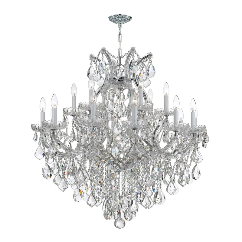 Maria Theresa 38'' Chandelier — Crystorama Lighting LED Pendant Lights  