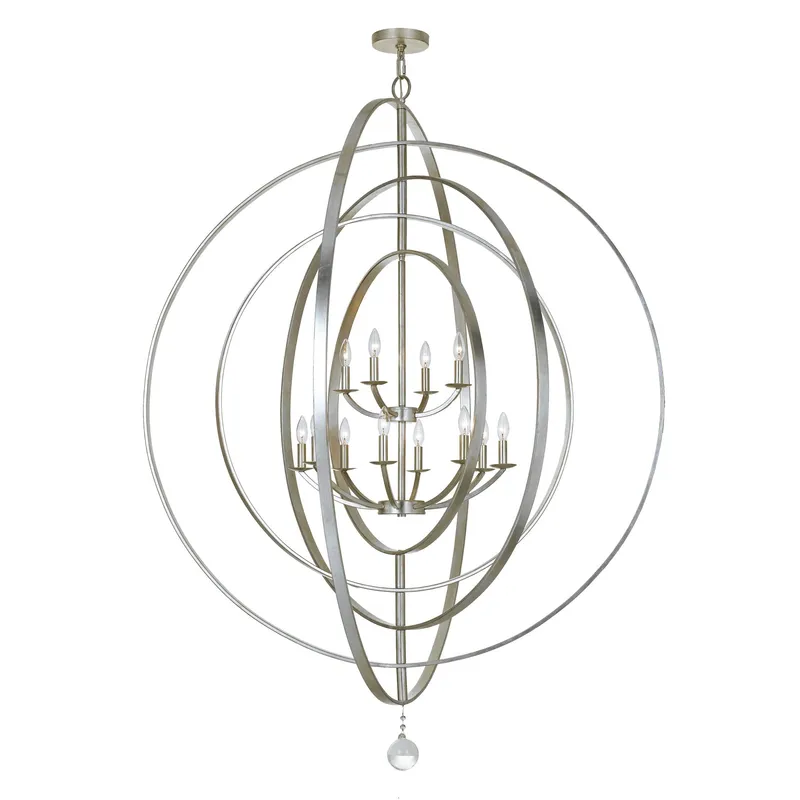 Luna 60'' Chandelier — Crystorama Lighting LED Pendant Lights  