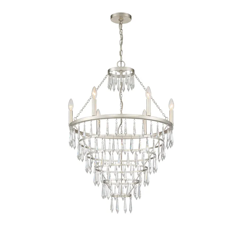 Lucille 24'' Chandelier — Crystorama Lighting LED Pendant Lights  