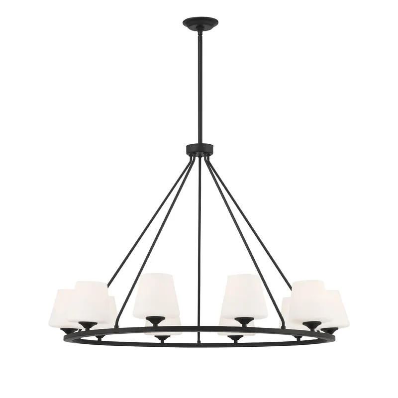 Keenan 42'' Chandelier — Crystorama Lighting LED Pendant Lights  