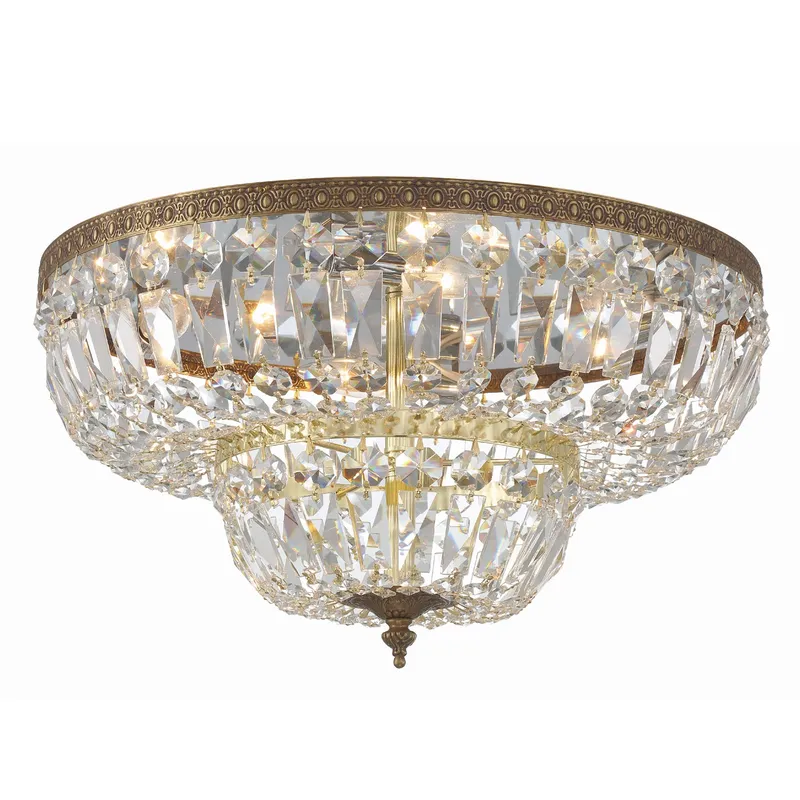 Waltham 18'' Flush Mount — Crystorama Lighting LED Ceiling Lights  