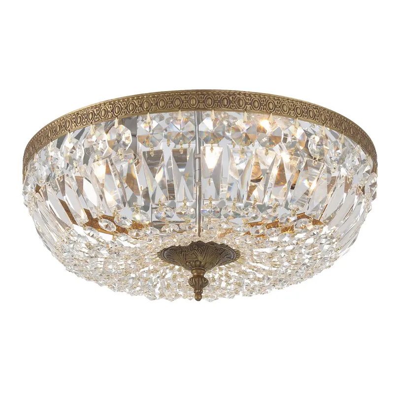 Waltham 16'' Flush Mount — Crystorama Lighting LED Ceiling Lights  