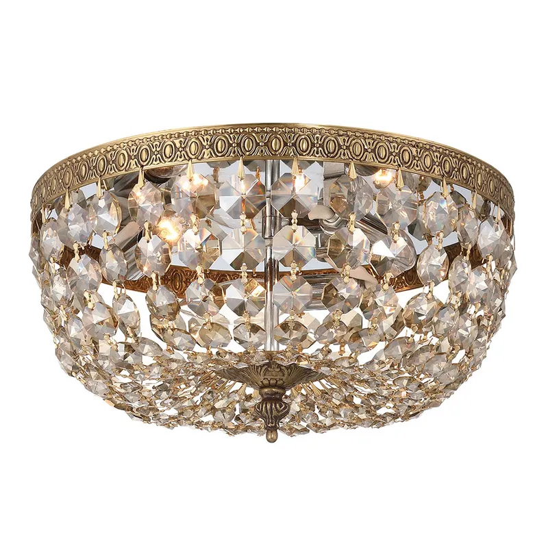 Waltham 12'' Flush Mount — Crystorama Lighting LED Ceiling Lights  