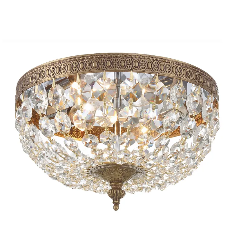Waltham 10'' Flush Mount — Crystorama Lighting LED Ceiling Lights  