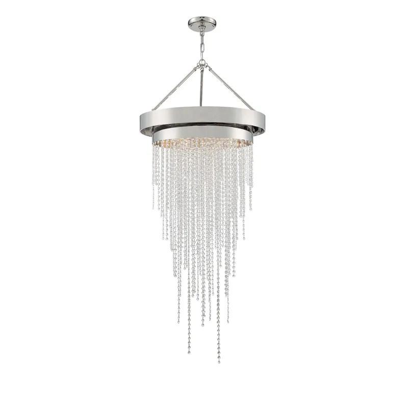 Clarksen 26'' Chandelier — Crystorama Lighting LED Pendant Lights  