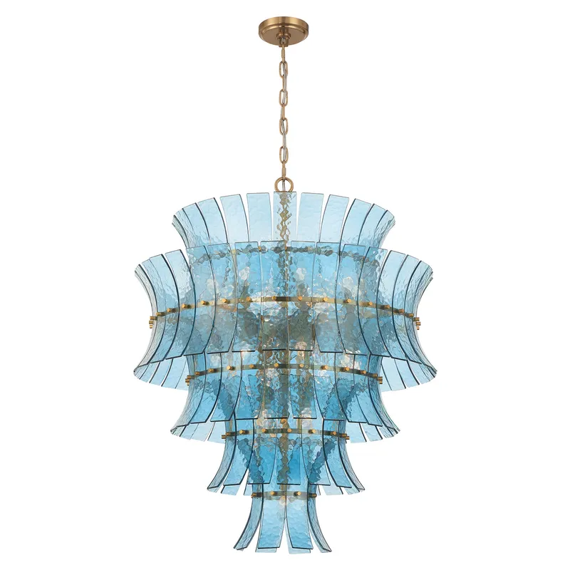 Abigail 29.5'' Chandelier — Crystorama Lighting LED Pendant Lights  