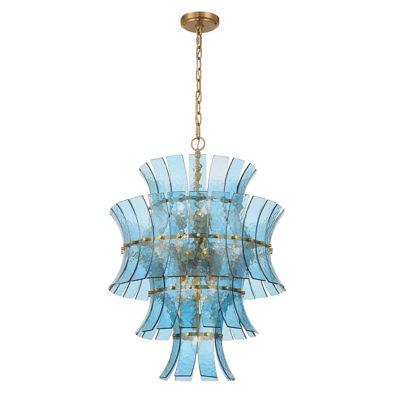 Abigail 22.25'' Chandelier — Crystorama Lighting LED Pendant Lights  