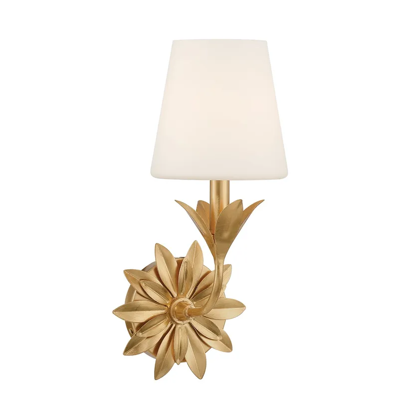 Broche 6.5'' Sconce — Crystorama Lighting LED Wall Lights  