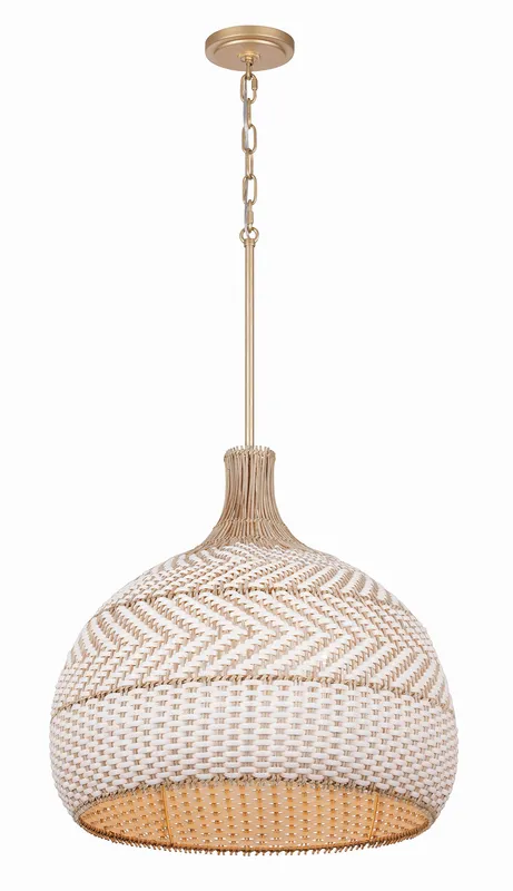 Zanzibar 21'' Pendant — Crystorama Lighting LED Pendant Lights  