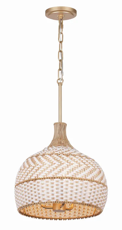 Zanzibar 14'' Pendant — Crystorama Lighting LED Pendant Lights  