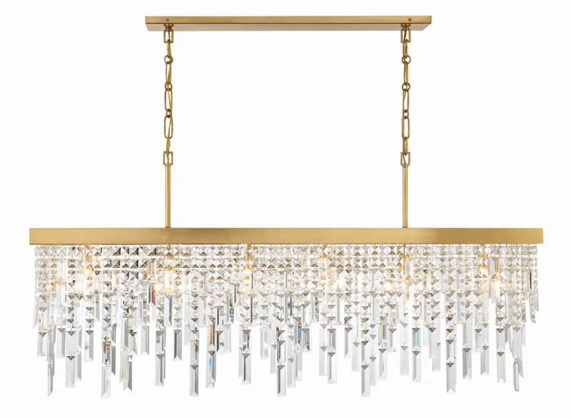 Winfield 49'' Linear Chandelier — Crystorama Lighting LED Linear Lights  