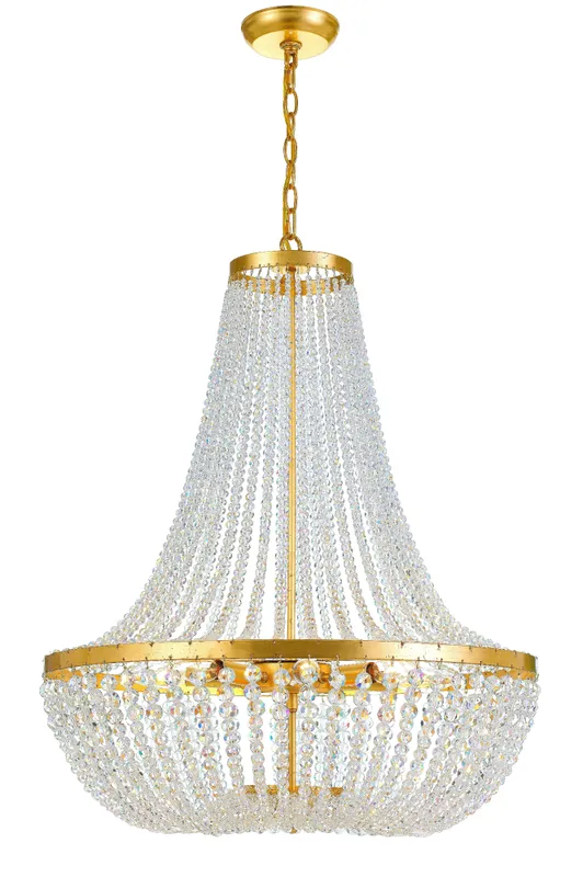 Rylee 24.75'' Chandelier — Crystorama Lighting LED Pendant Lights  