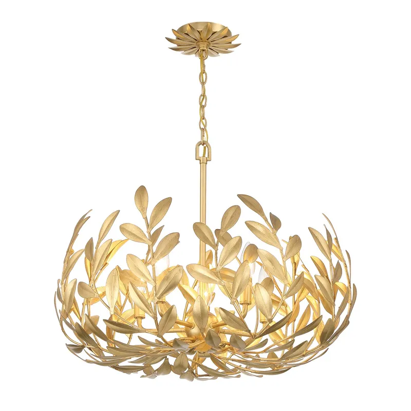 Broche 23'' Chandelier — Crystorama Lighting LED Pendant Lights  