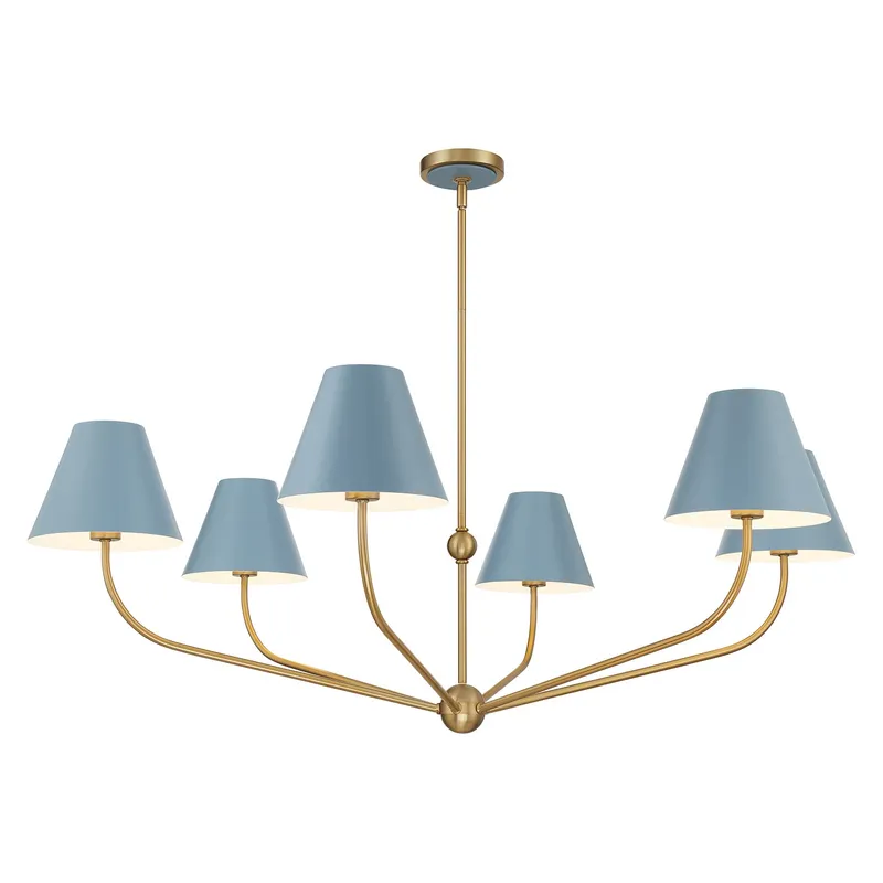 Xavier 48'' Chandelier — Crystorama Lighting LED Pendant Lights  