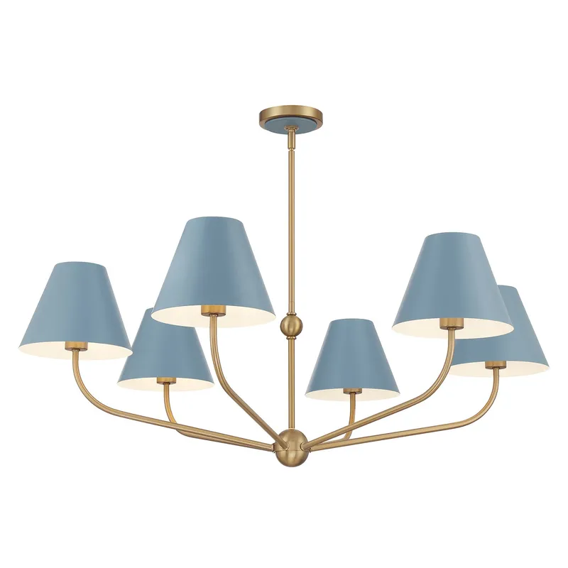 Xavier 40'' Chandelier — Crystorama Lighting LED Pendant Lights  