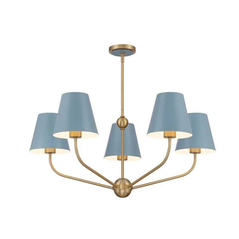 Xavier 28'' Chandelier — Crystorama Lighting LED Pendant Lights  