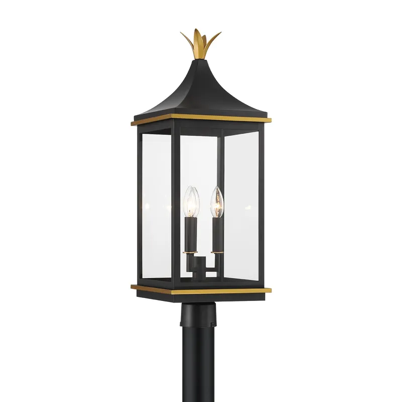 Simpson 10'' Outdoor Post — Crystorama Lighting LED Bollards & Pathway Lights  