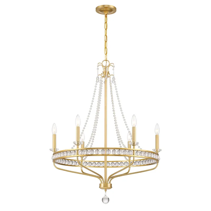 Seville 28'' Chandelier — Crystorama Lighting LED Pendant Lights  