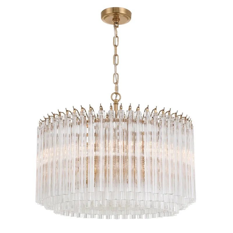 Lofton 24'' Chandelier — Crystorama Lighting LED Pendant Lights  