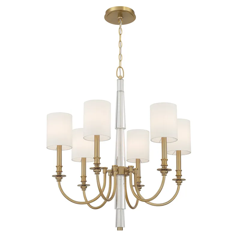 Lloyd 26'' Chandelier — Crystorama Lighting LED Pendant Lights  