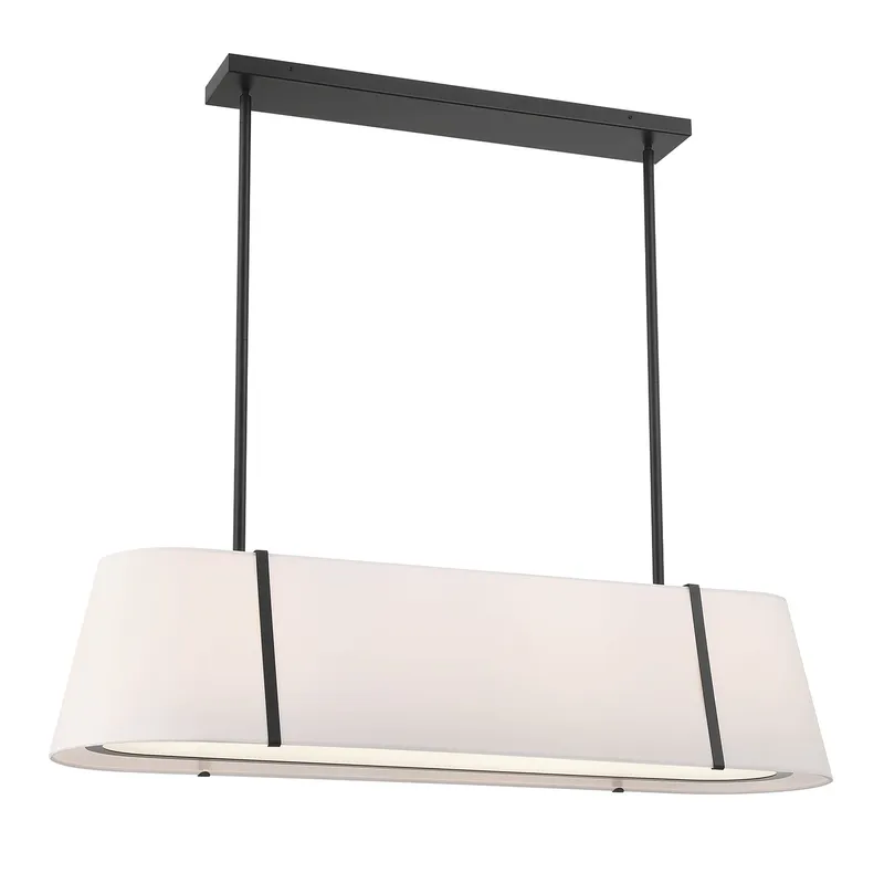 Fulton 41.75'' Linear Oval Chandelier — Crystorama Lighting LED Linear Lights  