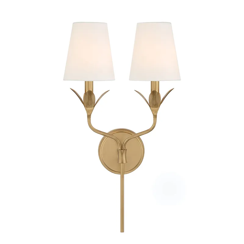 Broche 12'' Sconce — Crystorama Lighting LED Wall Lights  