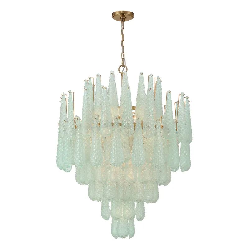 Ollie 33.25'' Chandelier — Crystorama Lighting LED Pendant Lights  