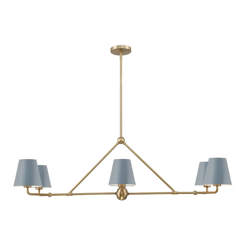 Xavier 46'' Linear Chandelier — Crystorama Lighting LED Linear Lights  