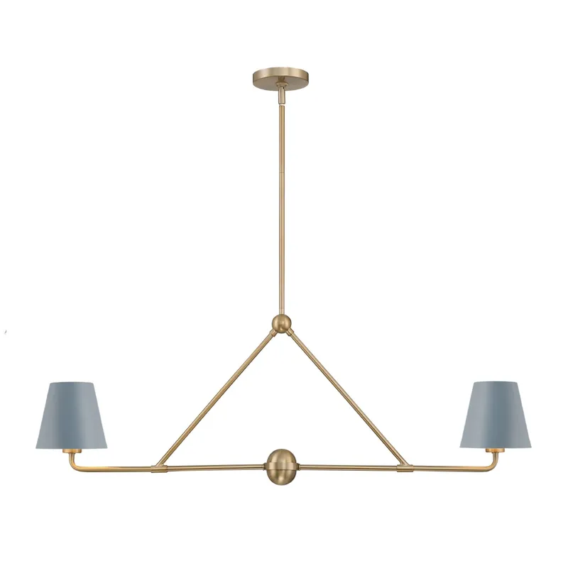 Xavier 42'' Linear Chandelier — Crystorama Lighting LED Linear Lights  