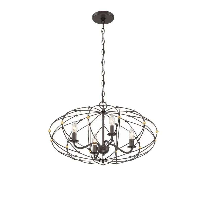 Zucca 24.5'' Chandelier — Crystorama Lighting LED Pendant Lights  