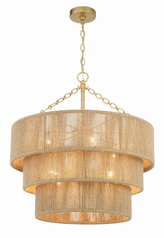Shyla 24'' Chandelier — Crystorama Lighting LED Pendant Lights  