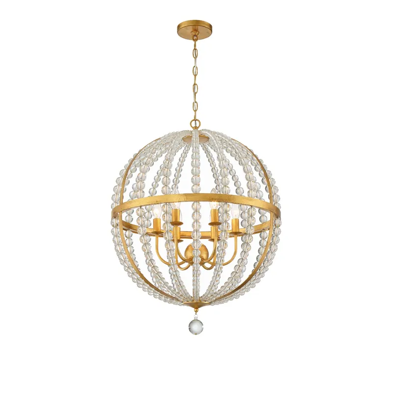 Roxy 22'' Chandelier — Crystorama Lighting LED Pendant Lights  