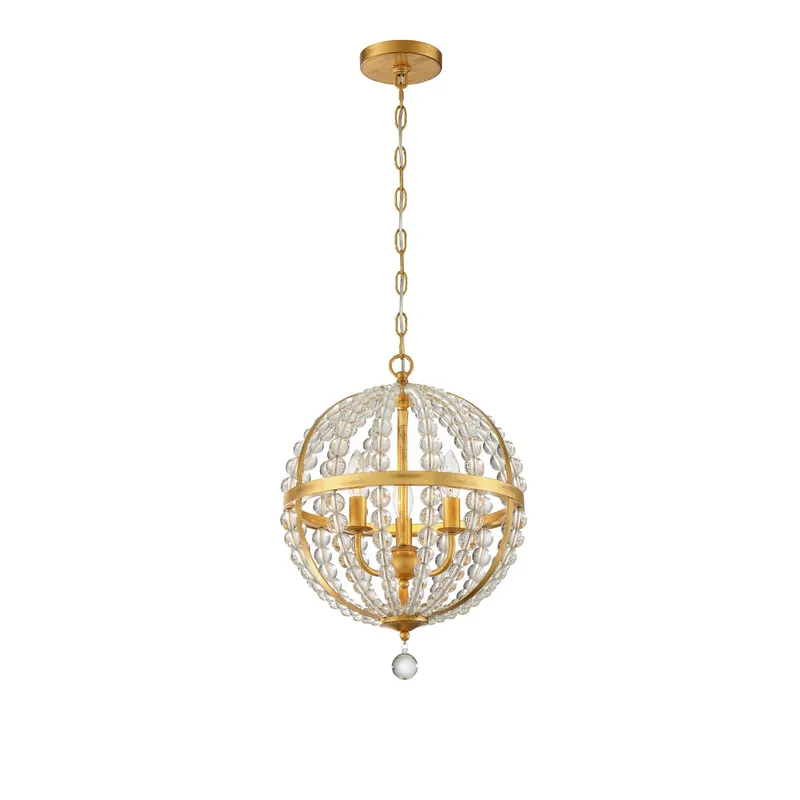 Roxy 14'' Chandelier — Crystorama Lighting LED Pendant Lights  