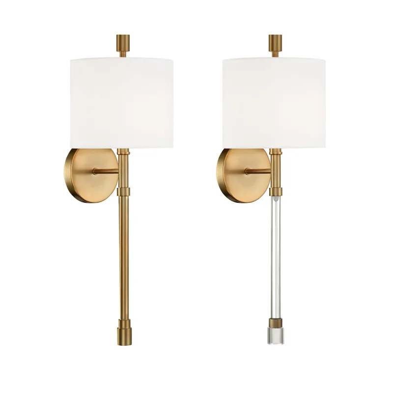 Rachel 8'' Sconce — Crystorama Lighting LED Wall Lights  