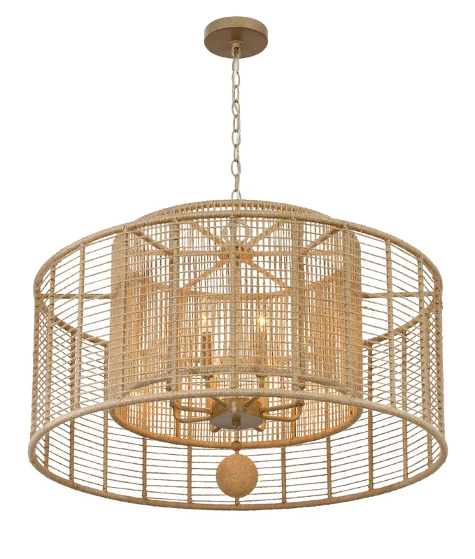 Jayna 31.25'' Chandelier — Crystorama Lighting LED Pendant Lights  