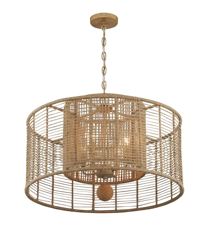 Jayna 25'' Chandelier — Crystorama Lighting LED Pendant Lights  