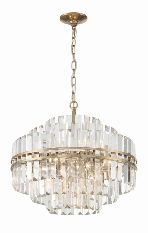 Hayes 22'' Chandelier — Crystorama Lighting LED Pendant Lights  