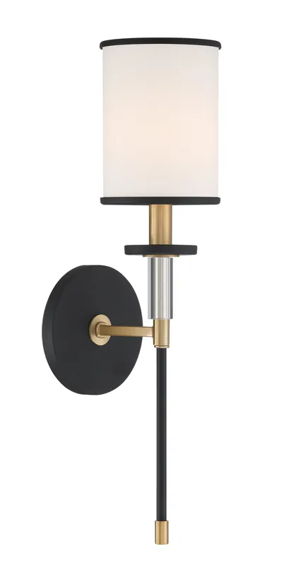 Hatfield 5'' Sconce — Crystorama Lighting LED Wall Lights  