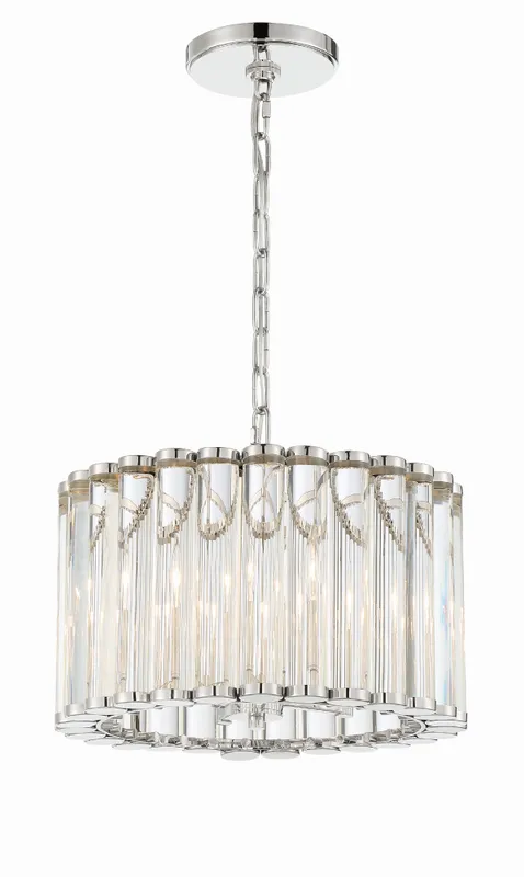 Elliot 15.25'' Chandelier — Crystorama Lighting LED Pendant Lights  
