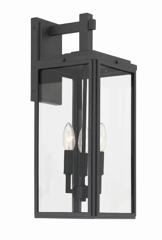 Byron 7.5'' Outdoor Sconce — Crystorama Lighting LED Bollards & Pathway Lights  