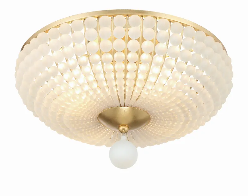 Bella 18'' Semi Flush Mount — Crystorama Lighting LED Ceiling Lights  