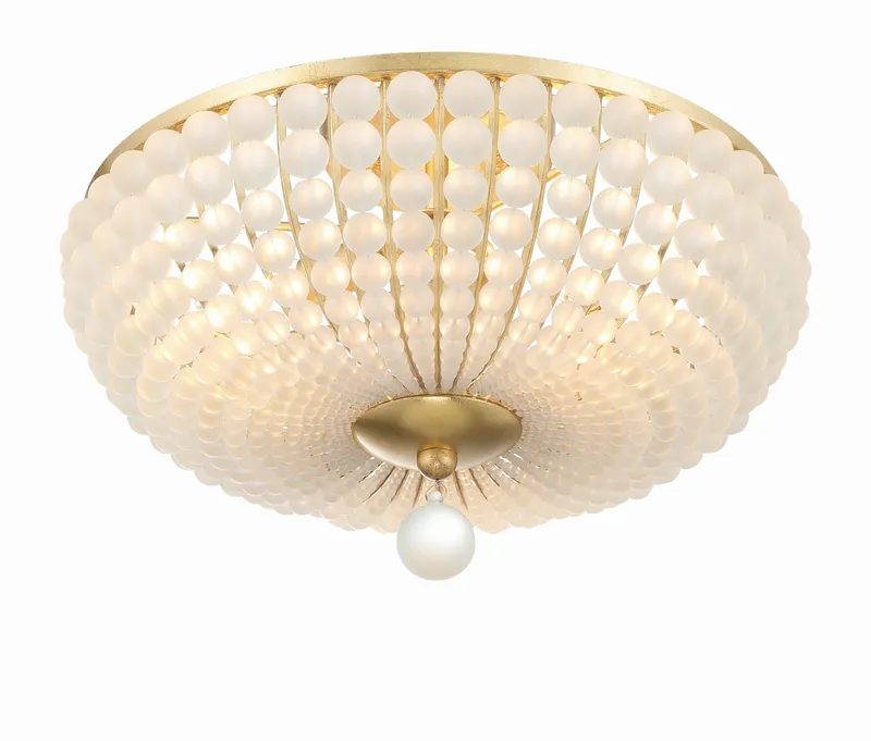 Bella 15.75'' Semi Flush Mount — Crystorama Lighting LED Ceiling Lights  