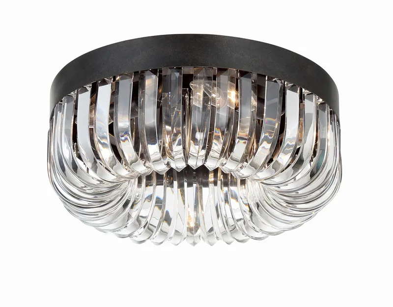 Alister 15.25'' Flush Mount — Crystorama Lighting LED Ceiling Lights  