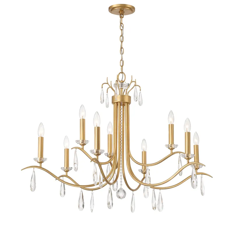 Rollins 40'' Chandelier — Crystorama Lighting LED Pendant Lights  