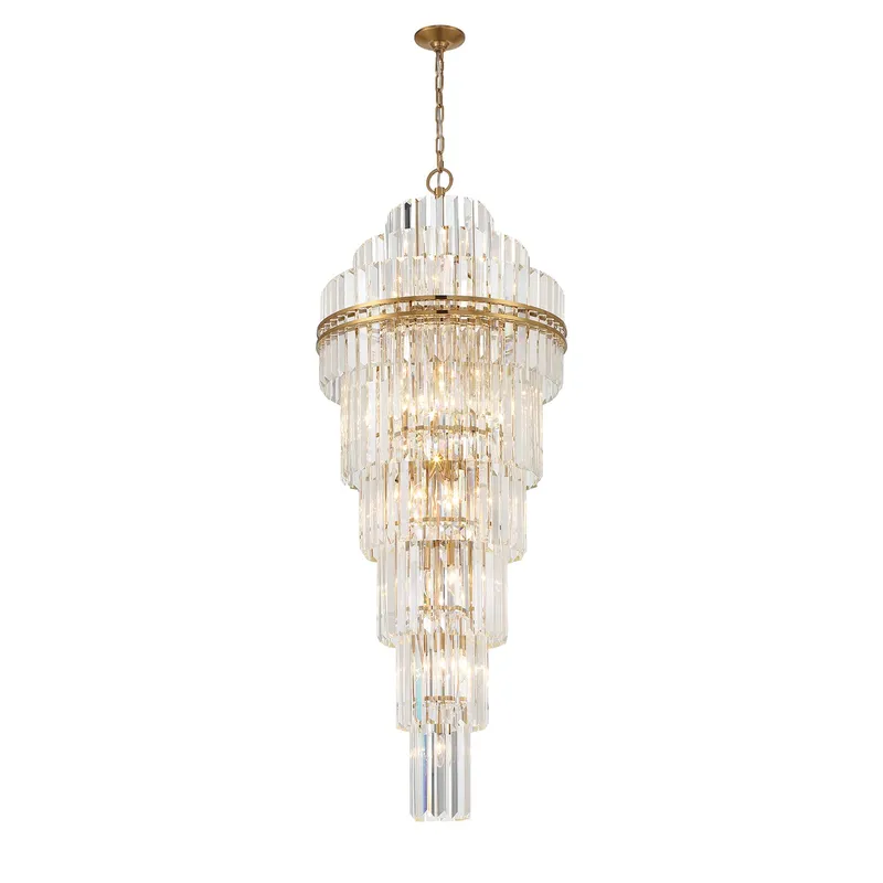 Hayes 24'' Chandelier — Crystorama Lighting LED Pendant Lights  