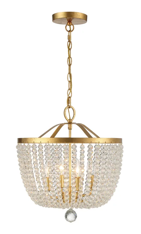 Rylee 16.5'' Chandelier — Crystorama Lighting LED Pendant Lights  